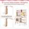 Height Adjustable Play Kitchen with Microwave, Lights, and Sounds